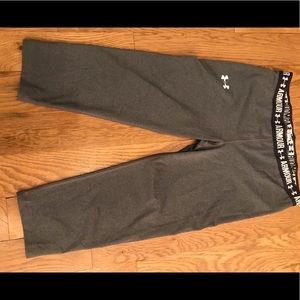 Under Armour girls running pants
